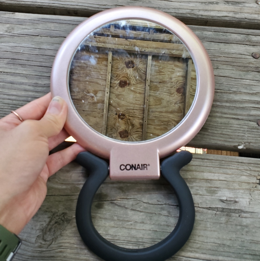 Conair double sided magnifying mirror